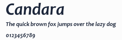 Candara預覽圖