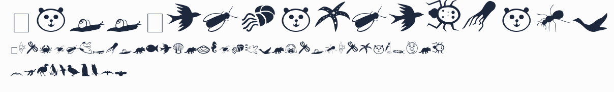 Carr Animal Dingbats預覽圖