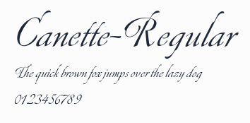 Canette-Regular預覽圖