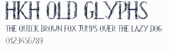 HKH Old Glyphs預覽圖