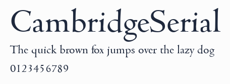 CambridgeSerial預覽圖