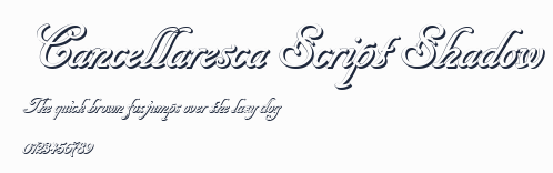 Cancellaresca Script Shadow預覽圖