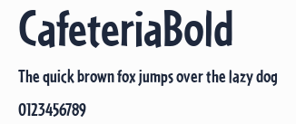 CafeteriaBold預覽圖