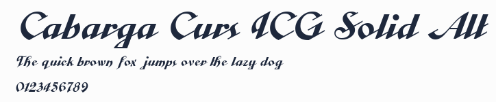 Cabarga Curs ICG Solid Alt預覽圖