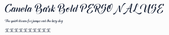 Canela Bark Bold PERSONAL USE預覽圖