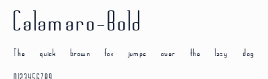 Calamaro-Bold預覽圖