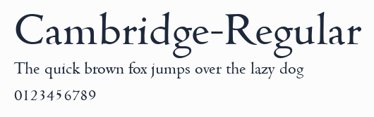 Cambridge-Regular預覽圖