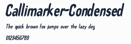 Callimarker-Condensed預覽圖