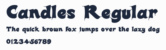 Candles Regular預覽圖