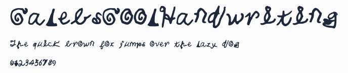 CalebsCoolHandwriting預覽圖