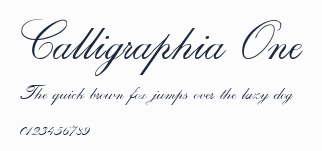 Calligraphia One預覽圖