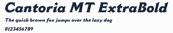 Cantoria MT ExtraBold預覽圖