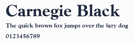 Carnegie Black預覽圖