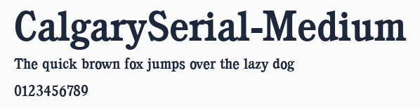 CalgarySerial-Medium預覽圖