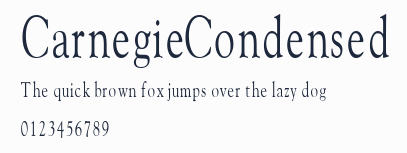CarnegieCondensed預覽圖