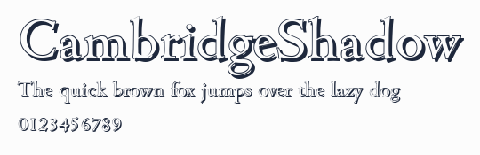 CambridgeShadow預覽圖