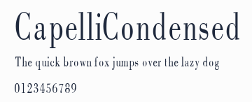 CapelliCondensed預覽圖