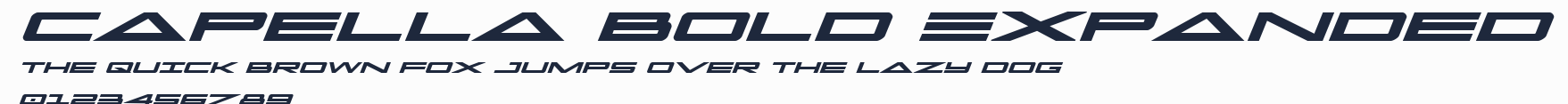 Capella Bold Expanded預覽圖
