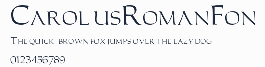 CarolusRomanFon預覽圖