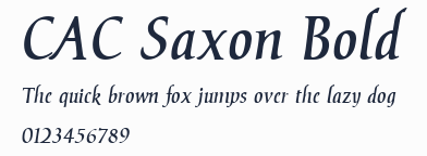 CAC Saxon Bold預覽圖