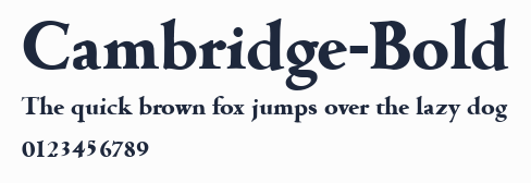 Cambridge-Bold預覽圖
