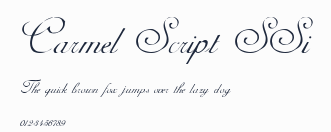 Carmel Script SSi預覽圖