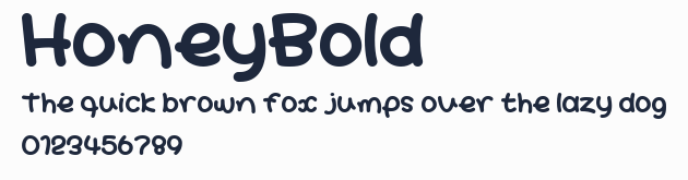 HoneyBold預覽圖