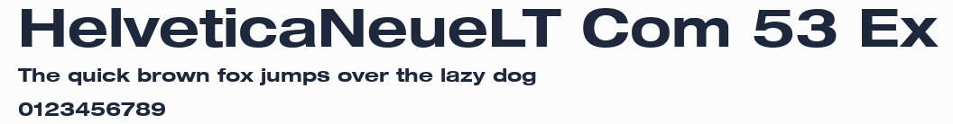 HelveticaNeueLT Com 53 Ex預覽圖