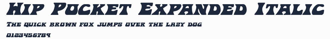 Hip Pocket Expanded Italic預覽圖
