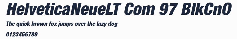 HelveticaNeueLT Com 97 BlkCnO預覽圖