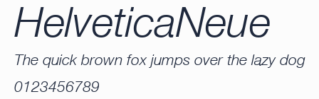 HelveticaNeue預覽圖