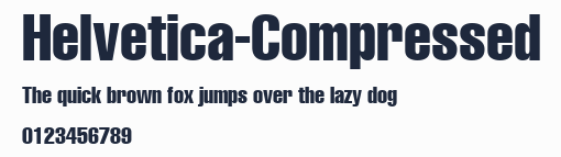 Helvetica-Compressed預覽圖