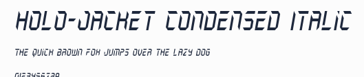 Holo-Jacket Condensed Italic預覽圖