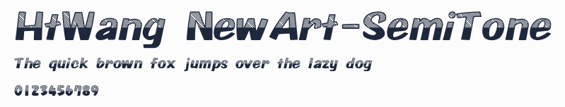HtWang NewArt-SemiTone預覽圖