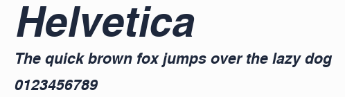 Helvetica預覽圖