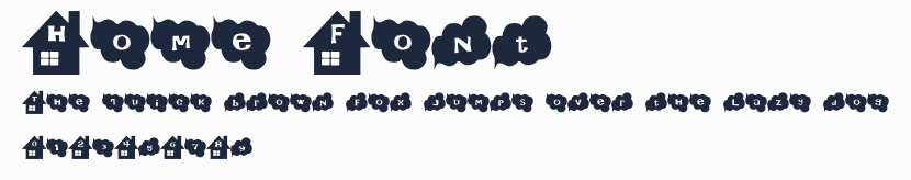 Home Font預覽圖