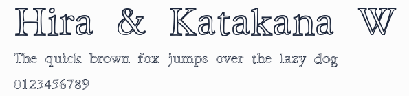 Hira & Katakana W預覽圖