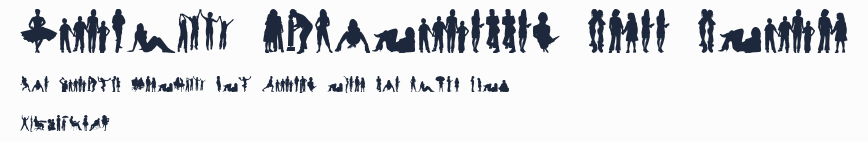 Human Silhouettes Free Four預覽圖