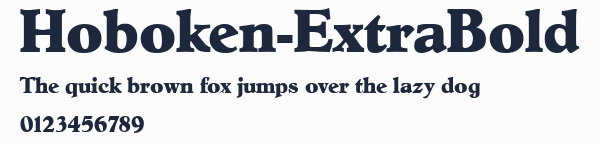 Hoboken-ExtraBold預覽圖