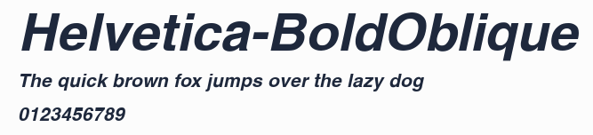 Helvetica-BoldOblique預覽圖