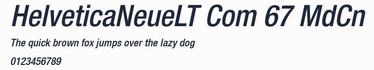 HelveticaNeueLT Com 67 MdCn預覽圖