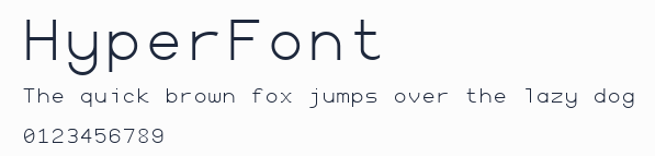 HyperFont預覽圖