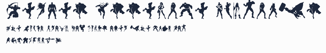 Heroes Assemble Dingbats預覽圖