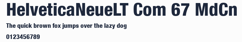 HelveticaNeueLT Com 67 MdCn預覽圖