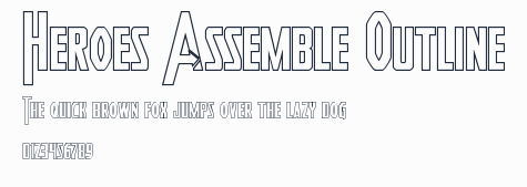Heroes Assemble Outline預覽圖