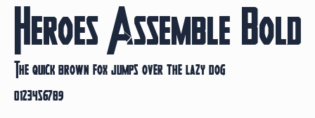 Heroes Assemble Bold預覽圖