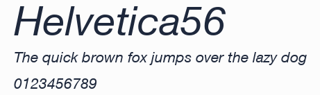 Helvetica56預覽圖