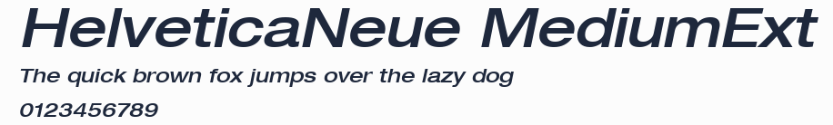 HelveticaNeue MediumExt預覽圖