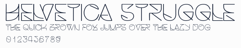 Helvetica Struggle預覽圖
