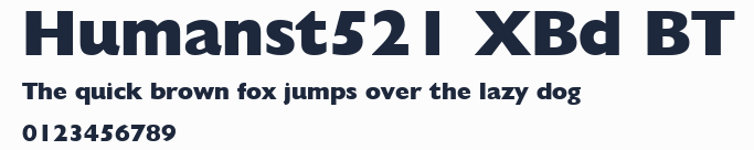 Humanst521 XBd BT預覽圖
